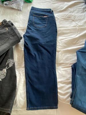SIZE 14 WOMENS JEANS, WRANGLER, CRUEL GIRL, COLD WATER CREEK.