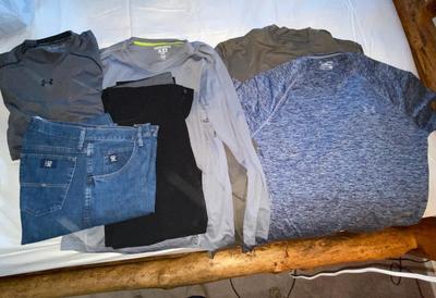 MEN’S 32” & 34” WAIST & XL SHIRTS