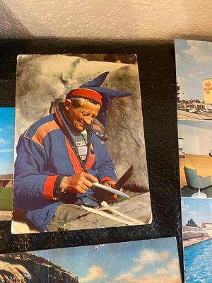 1984 WELD COUNTY MAP & VINTAGE POST CARDS