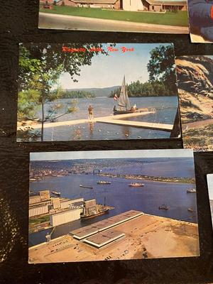 1984 WELD COUNTY MAP & VINTAGE POST CARDS