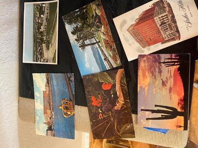 1984 WELD COUNTY MAP & VINTAGE POST CARDS