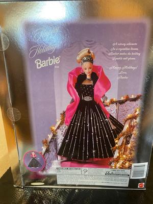 1999 HOLIDAY BARBIE AND TOY TRUCK