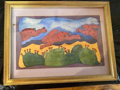 FRAMED SIGNED ART WORK