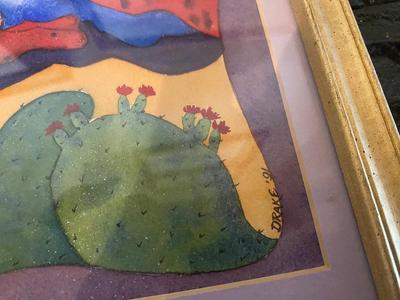 FRAMED SIGNED ART WORK