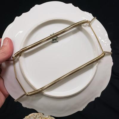 24 Pieces of Limoges, Hutschenreuther, Herend Hungary Gold & White China (1050-KD)