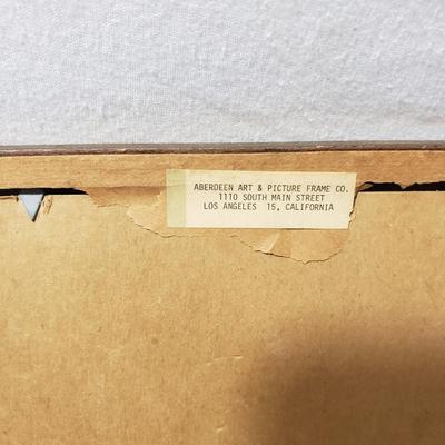 Four Glass Framed Asian Hand Painted Art (1018FR-KD)