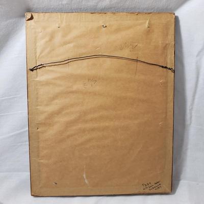 Four Glass Framed Asian Hand Painted Art (1018FR-KD)