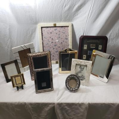 11 Gorgeous Picture Frames-Sterling, Marble, Mother of Pearl and More (1018FL-KD)