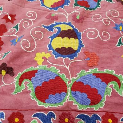Three Vintage Uzbekistan Suzani Textiles and More (1050-KD)