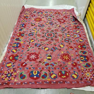 Three Vintage Uzbekistan Suzani Textiles and More (1050-KD)