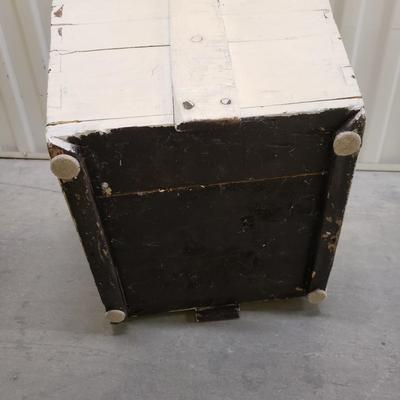 Rustic Hand Painted Wooden Planter Box (1020FR-KD)