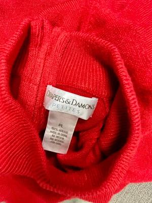 Women’s Vintage Red Sweater by Draper & Damonds Petite large PL