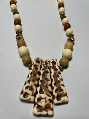 Earth tone necklaces
