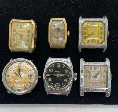 6 vintage watch faces