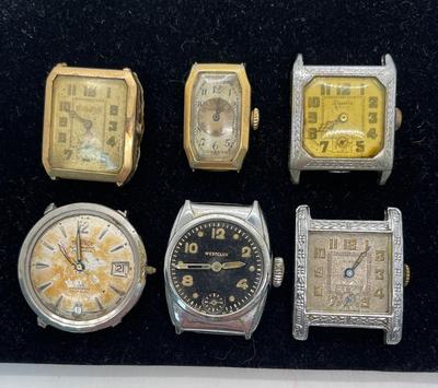 6 vintage watch faces