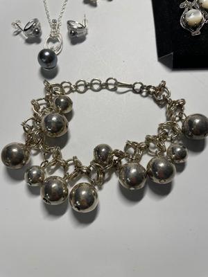 Silver tone jewelry
