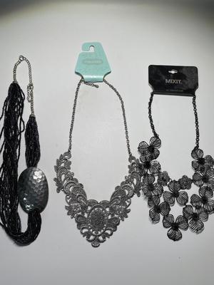 Three funky necklaces