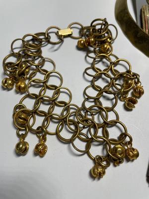 Brass & copper-tone jewelry