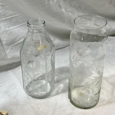 Crystal Electic Lamp, Cut Glass Vases (1020FR-ES)