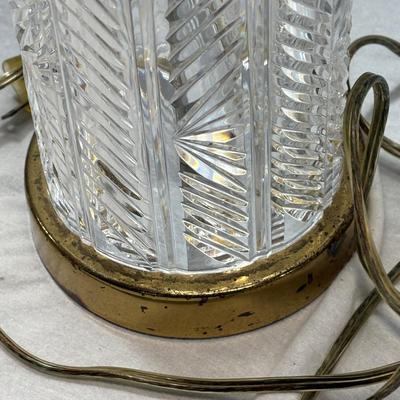 Crystal Electic Lamp, Cut Glass Vases (1020FR-ES)