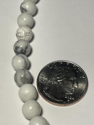 New Never Worn Condition Southwest Style Howlite/Marble Stone Bead 18" Necklace as Pictured. FREE DOMESTIC SHIPPING.