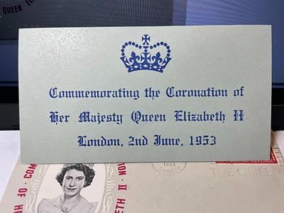 Coronation Cover of Her Majesty Queen Elizabeth-II 1953 Uckfield Sussex as Pictured.