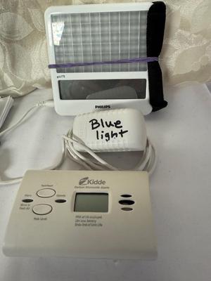 Phillips Blue Light and Kidde Carbon Monoxide unit