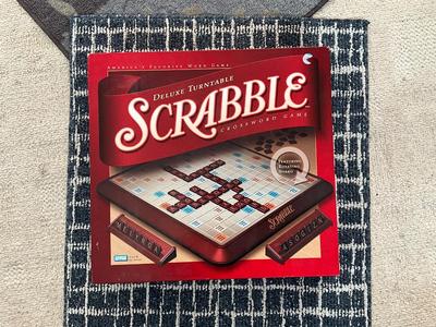 Scrabble Deluxe Turntable Board Game