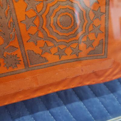 Hermes of Paris Scarf Encased in Acrylic Frame (1050F-KD)