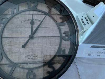 HoMedics Deep/Sleep and Sterling Noble Wall Clock