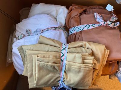 Towels and 3 sets of Kingsize bedding