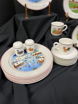 Villeroy & Bach NAIF Set 1 - Five PIECE PLACE SETTING