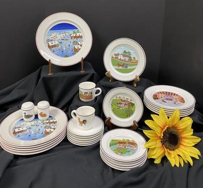 Villeroy & Bach NAIF Set 1 - Five PIECE PLACE SETTING