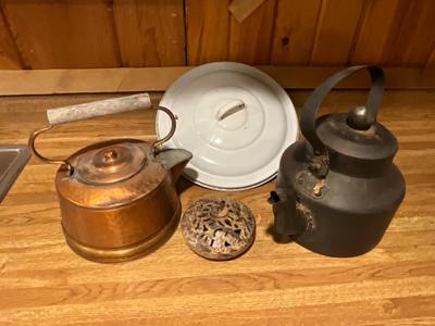 Copper Tea Pots plus