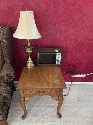 Side table #2 with Queen Ann legs