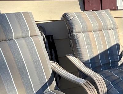 Patio rockers with new cushions