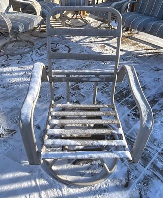 Rocker chair for the patio