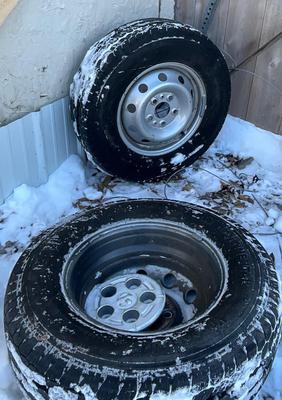 4 Continental Vanco FourSeason Truck/Trailer tires/wheels 225/75R 16C M&S