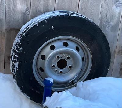4 Continental Vanco FourSeason Truck/Trailer tires/wheels 225/75R 16C M&S