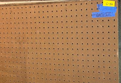 Garage #81, #82 Sheet rock and peg board