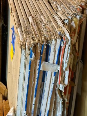 Garage #81, #82 Sheet rock and peg board