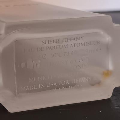 LOT 274: Crabtree & Evelyn Summer Hill 2 fl Oz and Chantilly 3.5 fl Oz Eau de Toilette Sprays with Empty Tiffany Sheer 1.7 fl Oz...