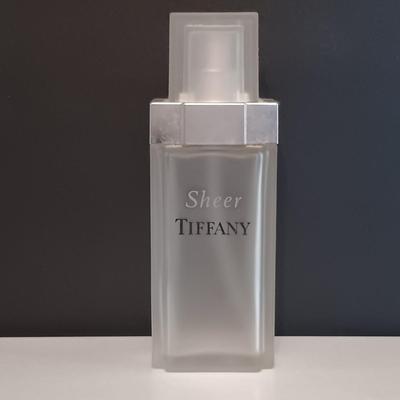 LOT 274: Crabtree & Evelyn Summer Hill 2 fl Oz and Chantilly 3.5 fl Oz Eau de Toilette Sprays with Empty Tiffany Sheer 1.7 fl Oz...