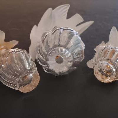 LOT 275: Vintage Yvs St Laurent Opium Perfume with Nina Ricci L'air Du Temps Empty Bottles, Trueste by Tiffany Bottle, Nueva Maja...