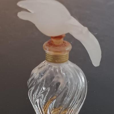 LOT 275: Vintage Yvs St Laurent Opium Perfume with Nina Ricci L'air Du Temps Empty Bottles, Trueste by Tiffany Bottle, Nueva Maja...