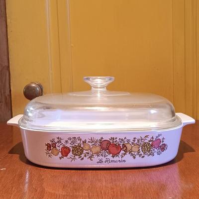 LOT 283: Corningware Spice of Life (Set of 6) Casserole Dishes
