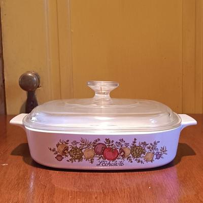 LOT 283: Corningware Spice of Life (Set of 6) Casserole Dishes