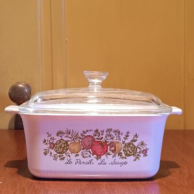 LOT 283: Corningware Spice of Life (Set of 6) Casserole Dishes
