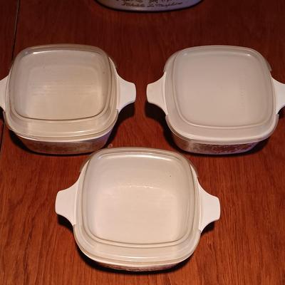 LOT 284: Corningware Spice of Life Set of 7 Casserole Dishes