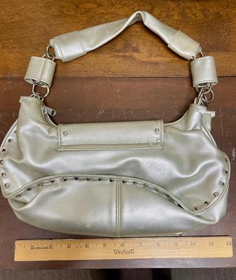 Vintage Fashion Purse Lot - silver, gold, cream vintage shoulder / hand bags